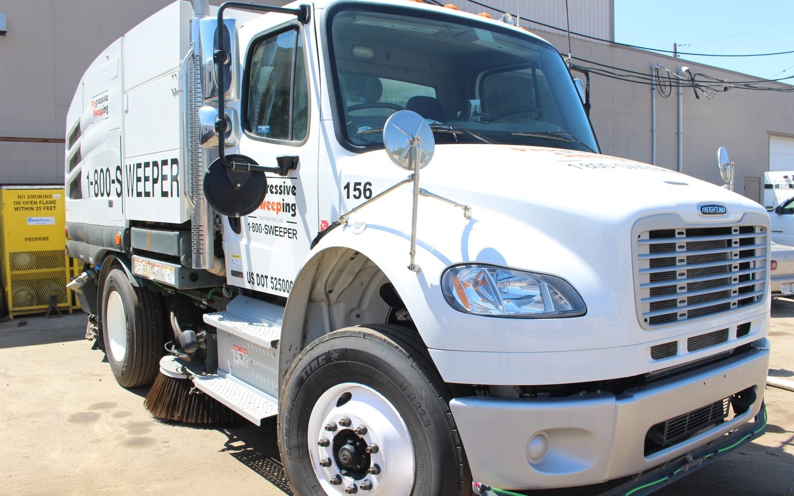 Street sweeper route equipment